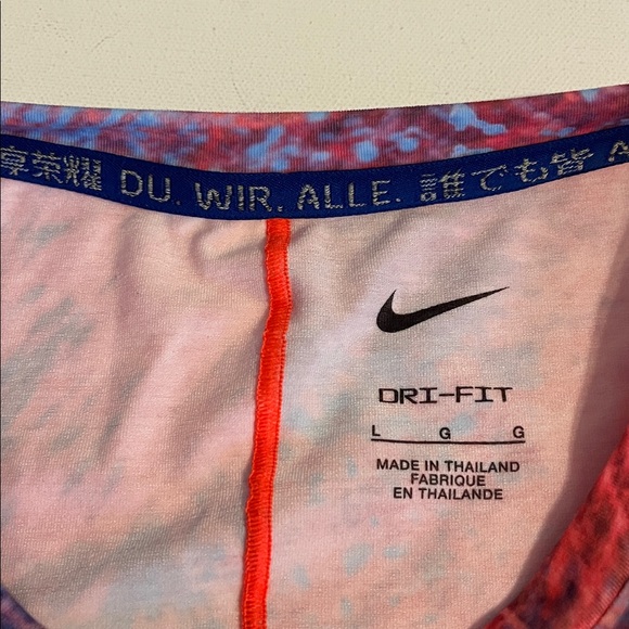 Nike ADV Team USA Olympics Womens L Training Tank Top Shirt red blue NWT $57 - Picture 10 of 11